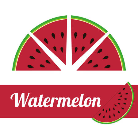Fruits design over white background, vector illustration.のイラスト素材