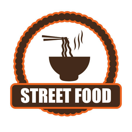 Food design over white background, vector illustration.のイラスト素材