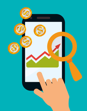 Ecommerce design, vector illustration.のイラスト素材