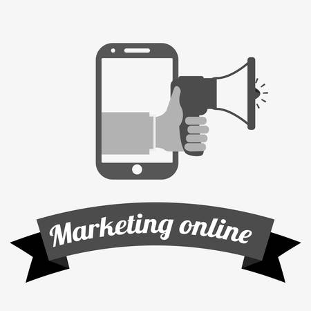 Shopping design over white background, vector illustration.のイラスト素材