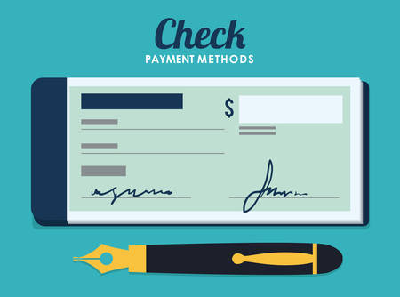 Payment design over blue background, vector illustration.のイラスト素材