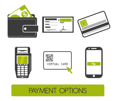 Payment design over white background, vector illustration.のイラスト素材
