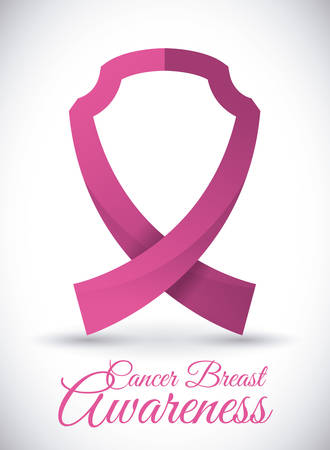 Breast cancer design over white background ,vector illustration.のイラスト素材