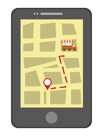 Food design over white background, vector illustration.のイラスト素材