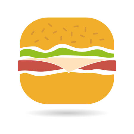 Food design over white background, vector illustration.のイラスト素材