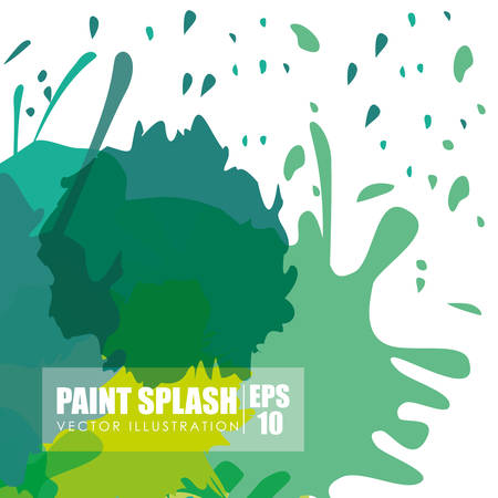 Splash design over white background, vector illustration.のイラスト素材
