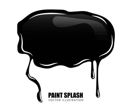 Splash design over white background, vector illustration.のイラスト素材