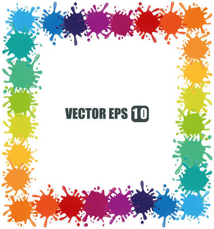 Splash design over white background, vector illustration.のイラスト素材
