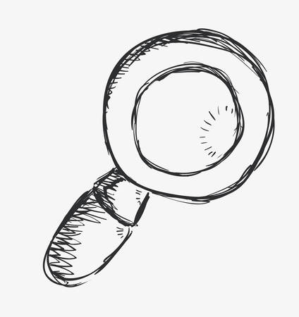 Search design, vector illustration.のイラスト素材