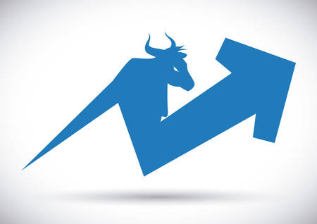 Wall street design over white background, vector illustration.のイラスト素材