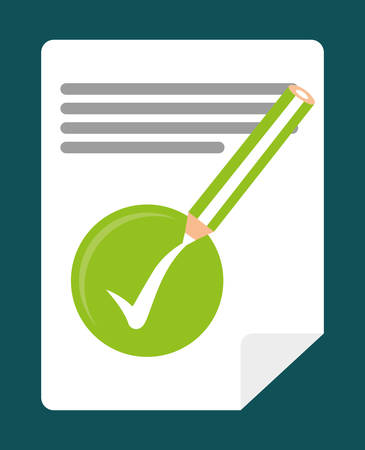 Survey design over white background illustration.のイラスト素材