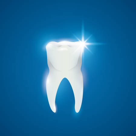 Dental design over blue background,vector illustration.のイラスト素材