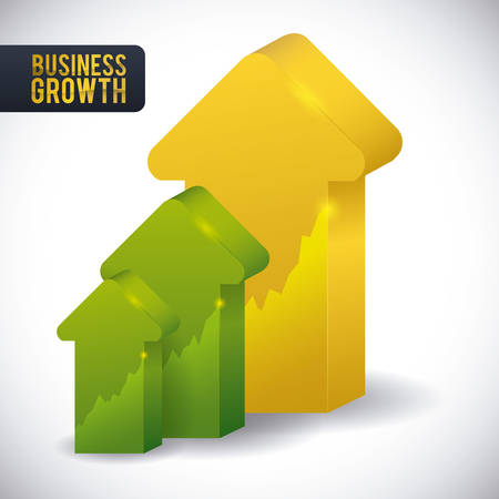 Business design over white background, vector illustration.のイラスト素材