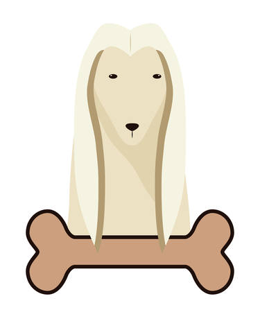 Dog design over white background, vector illustration.のイラスト素材