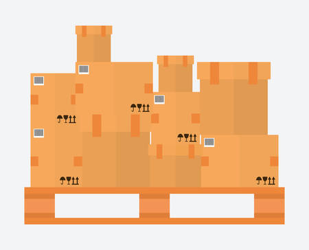 Delivery design over white background, vector illustration.のイラスト素材