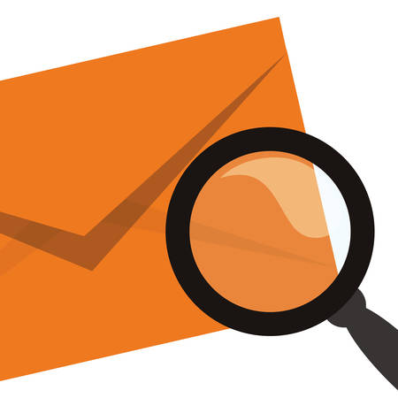 Email marketing  design over white background, vector illustration.のイラスト素材
