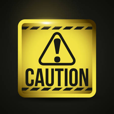 Danger advert design over black background, vector illustration.のイラスト素材