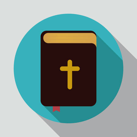 Holy bible design over white background, vector illustration.のイラスト素材