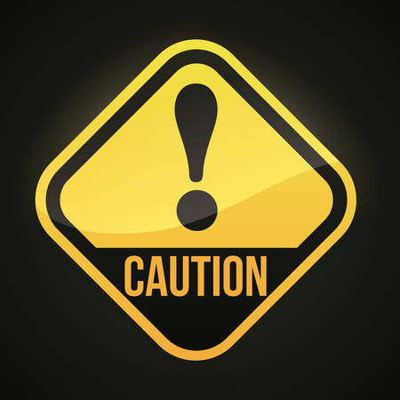 Danger advert design over black background, vector illustration.のイラスト素材