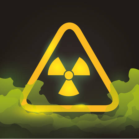 Danger advert design over black background, vector illustration.のイラスト素材