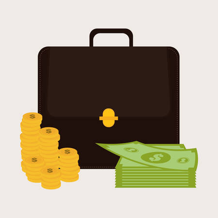 Money design over white background, vector illustration.のイラスト素材