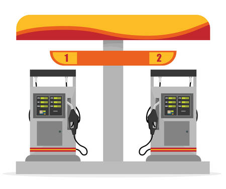 Garage design over white background, vector illustration.のイラスト素材