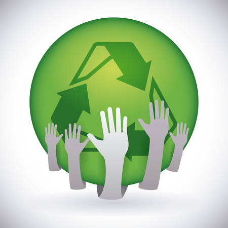 Volunteer design over white background, vector illustration.のイラスト素材