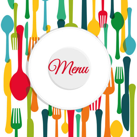 Restaurant design over white background, vector illustration.のイラスト素材