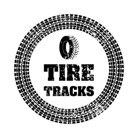 Tires design over white background, vector illustration.のイラスト素材