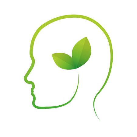 Ecology design over white background, vector illustration.のイラスト素材