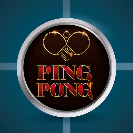 Sport design over blue background, vector illustration.のイラスト素材