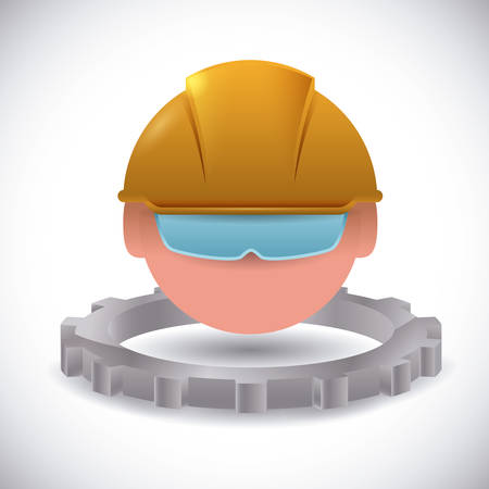 Workers design over white background, vector illustration.のイラスト素材