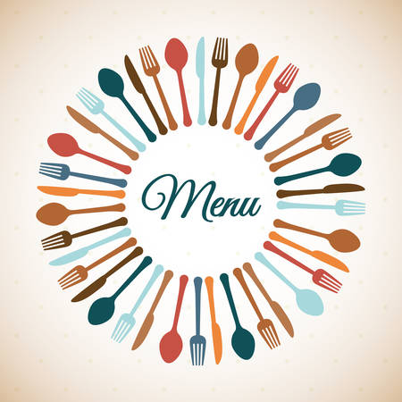 Restaurant design over white background, vector illustration.のイラスト素材