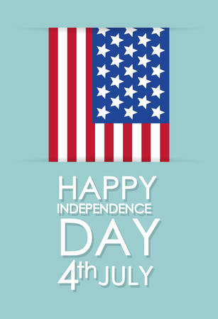 USA design over blue background, vector illustration.のイラスト素材