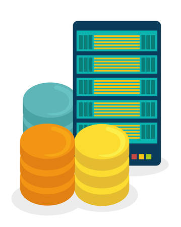 Technology design over white background, vector illustration.のイラスト素材