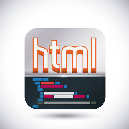 Web design over white background, vector illustration.のイラスト素材