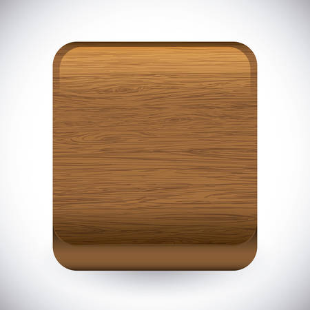 Wooden texture and objects design, vector illustration.のイラスト素材