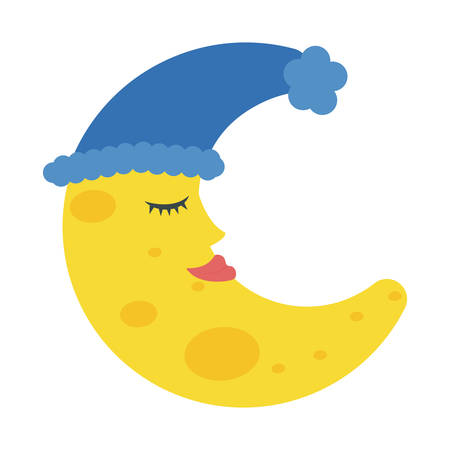 Sleep design over white background, vector illustration.のイラスト素材