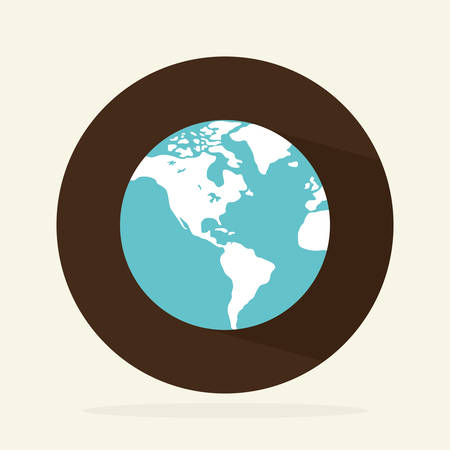 World design over white background, vector illustration.のイラスト素材