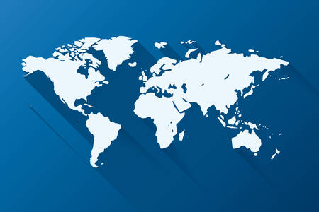 World design over blue background, vector illustration.のイラスト素材