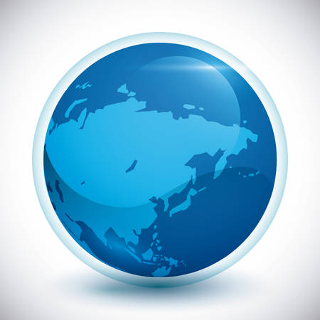 World design over white background, vector illustration.のイラスト素材