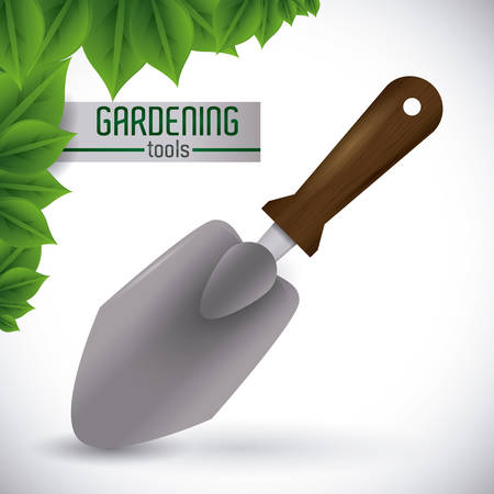 Gardening design over white backgroundのイラスト素材