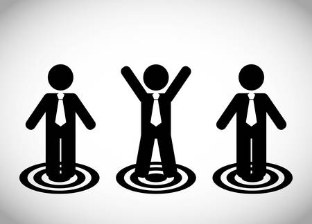 Networking design over white backgroundのイラスト素材