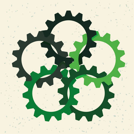 Teamwork design over white backgroundのイラスト素材