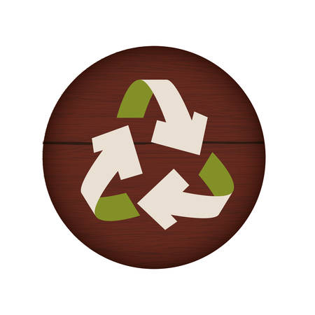 Think green design, over white backgroundのイラスト素材