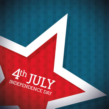 USA design over blue background, vector illustration.のイラスト素材