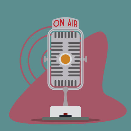 Retro design over white background, vector illustration.のイラスト素材