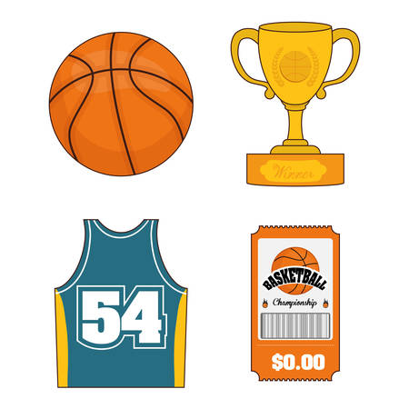 Sport design over white background, vector illustration.のイラスト素材