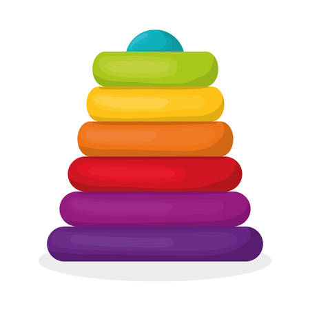 Baby toys design over white background, vector illustration.のイラスト素材