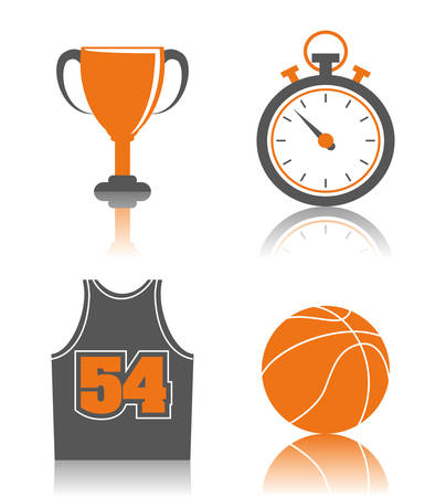 Sport design over white background, vector illustration.のイラスト素材